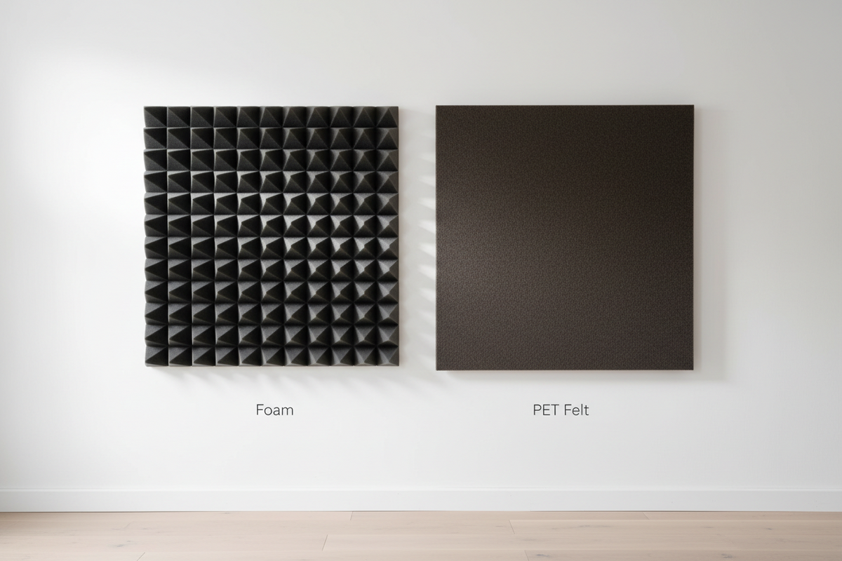 PET Felt vs Acoustic Foam: Which Should You Choose?