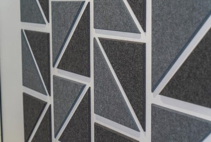 Triangle PET Felt Acoustic Board