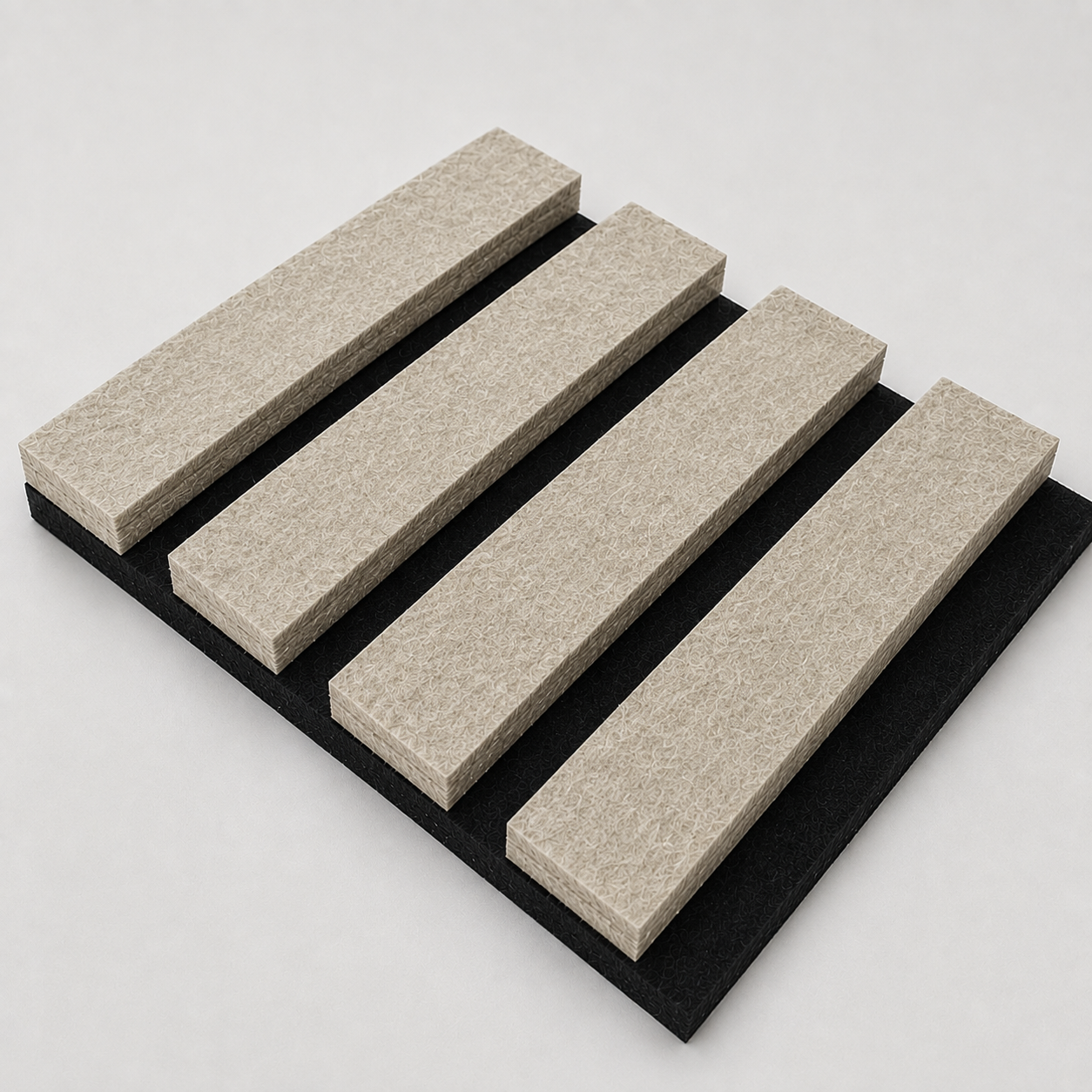 PET Felt Acoustic Slat Wall Panel | Acoustic Cave