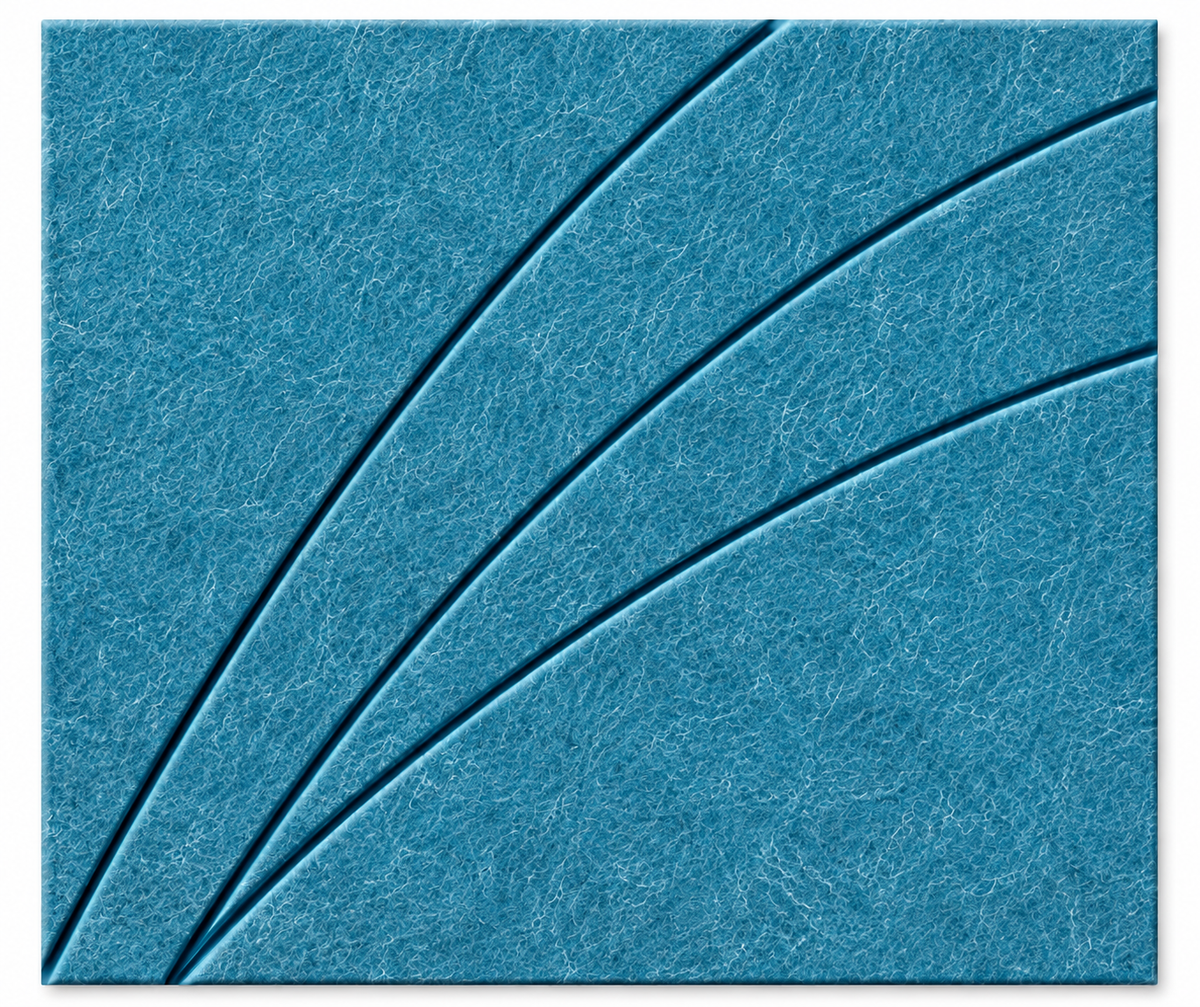 Vector Sweep PET Felt Acoustic Board