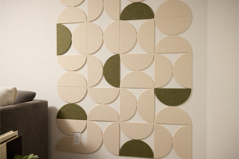 Semi-circle PET Felt Acoustic Board