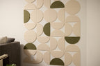 Semi-Circle PET Felt Acoustic Wall Panel
