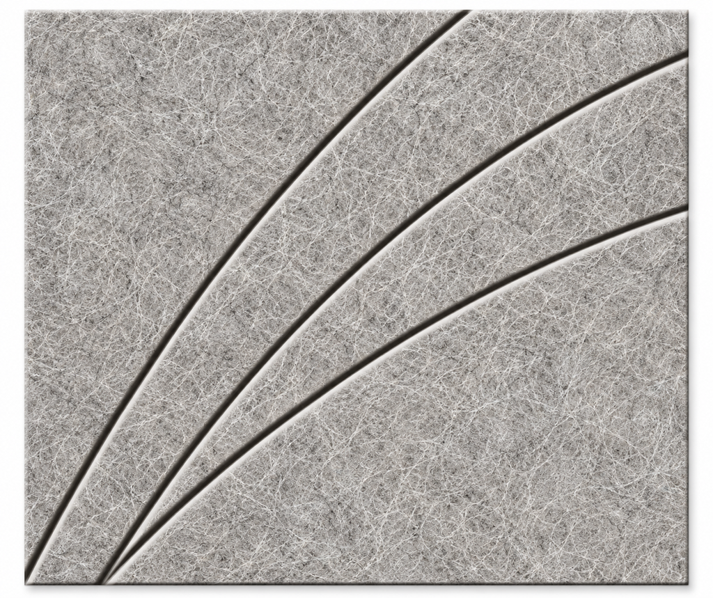Vector Sweep PET Felt Acoustic Wall Panel