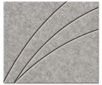 Vector Sweep PET Felt Acoustic Wall Panel