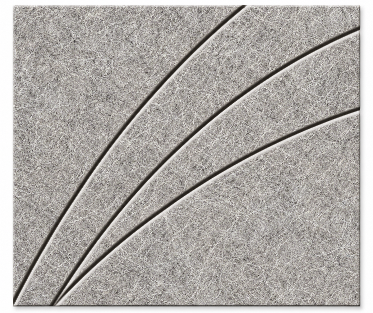 Vector Sweep PET Felt Acoustic Wall Panel