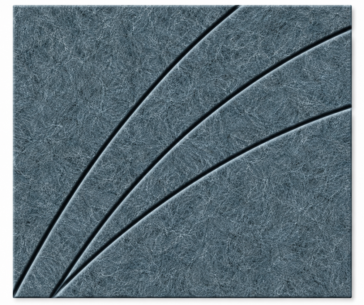 Vector Sweep PET Felt Acoustic Board