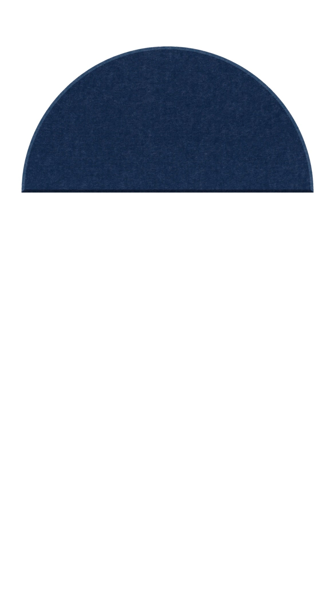 Half circle felt board