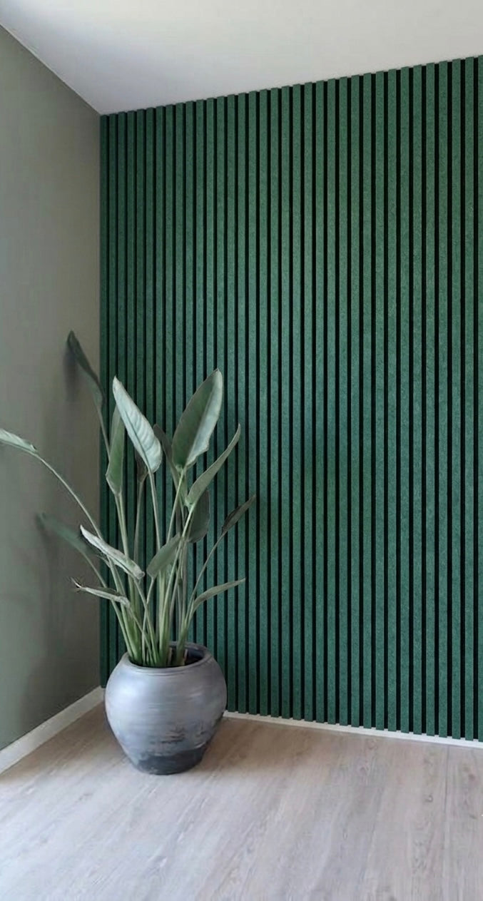 PET Felt Acoustic Slat Wall Panel | Acoustic Cave