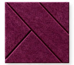 Facet PET Felt Acoustic Wall Panel