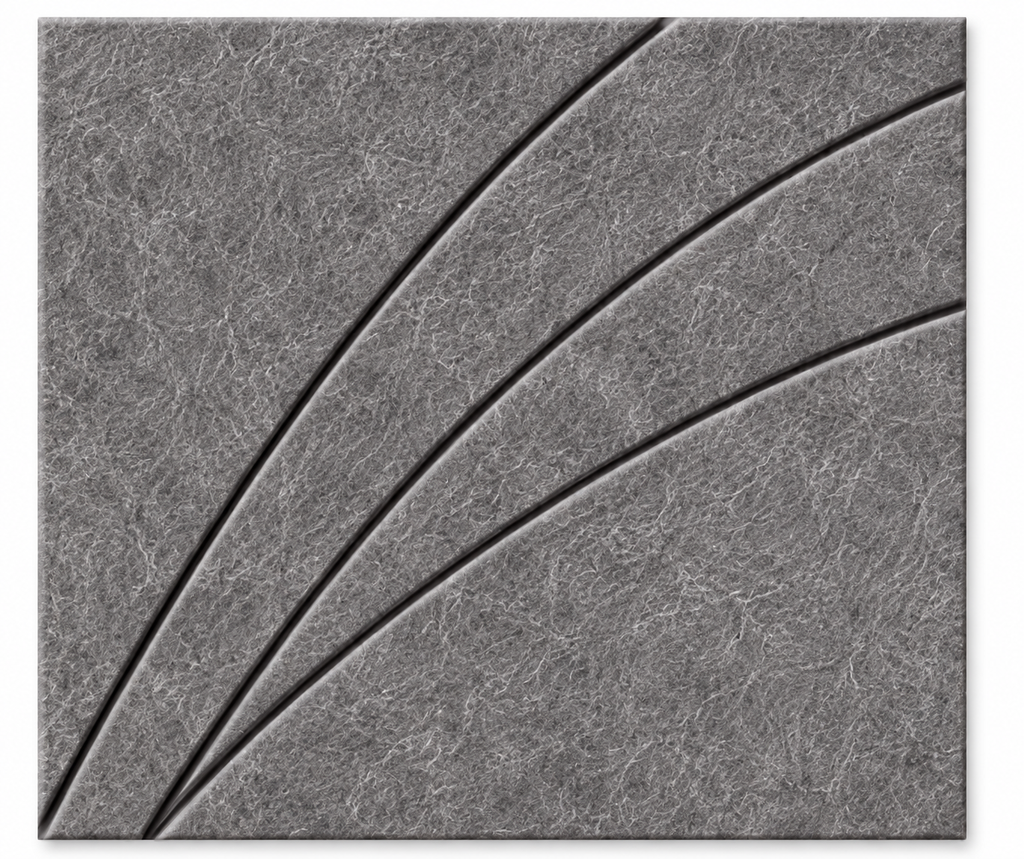 Vector Sweep PET Felt Acoustic Wall Panel