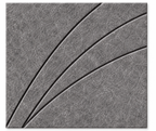 Vector Sweep PET Felt Acoustic Wall Panel