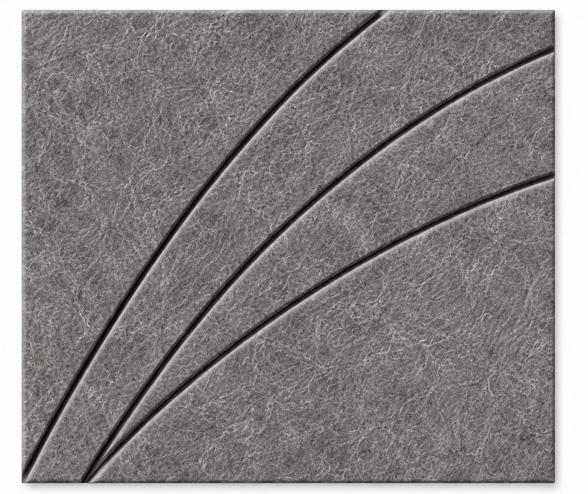 Vector Sweep PET Felt Acoustic Wall Panel