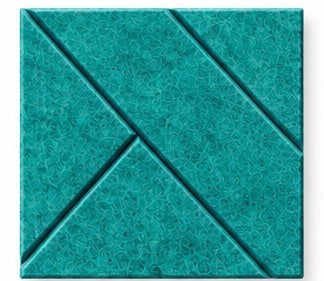 Facet PET Felt Acoustic Wall Panel