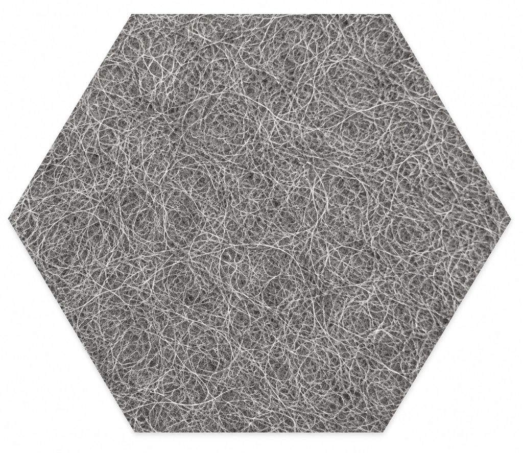Hexagon PET Felt Acoustic Wall Panel